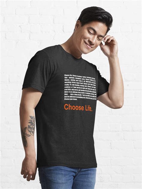 T Trainspotting Choose Life T Shirt For Sale By Blackrabbit