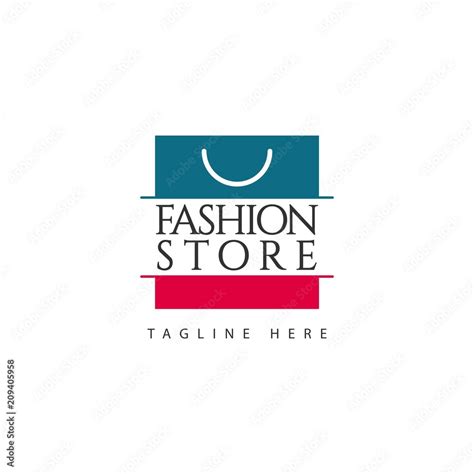 Fashion Store Logo Vector Template Design Illustration Stock Vector ...