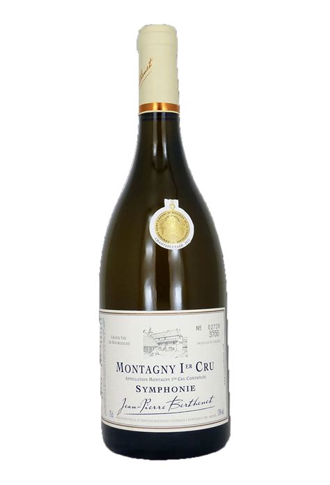 Vin De Bourgogne Montagny Symphonie Er Cru Blanc Mill Sime Du