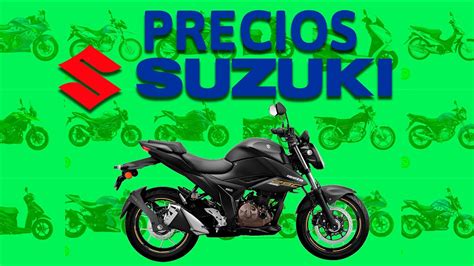 PRECIOS De Todas Las Motos SUZUKI 2023 Precios Actualizados YouTube