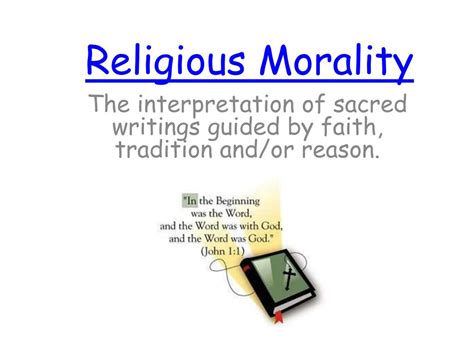 Ppt The Relationship Between Religion And Moral Values Powerpoint