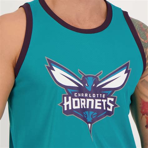 Regata NBA Charlotte Hornets Verde FutFanatics