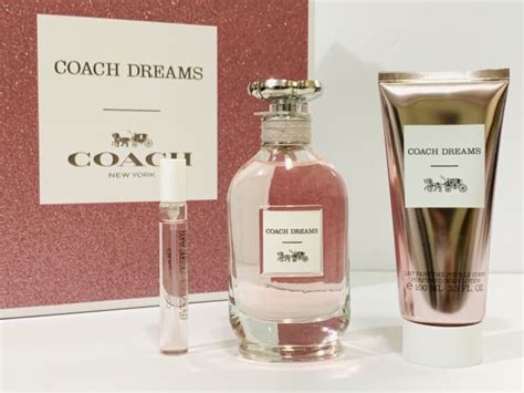 Coach Dreams Women Perfume Gift Set Edp Spray Oz Mini B L New