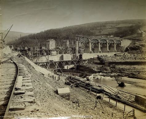 Elan Valley Aqueduct and Frankley reservoir under construction at the ...