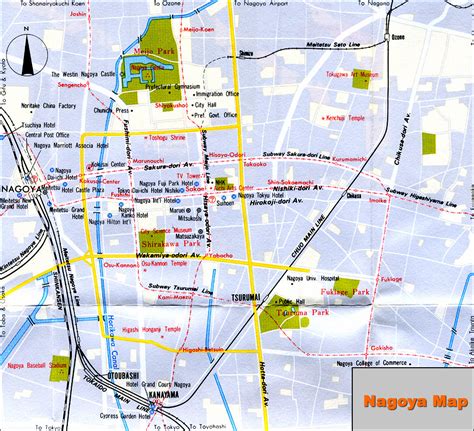 Nagoya Map and Nagoya Satellite Images