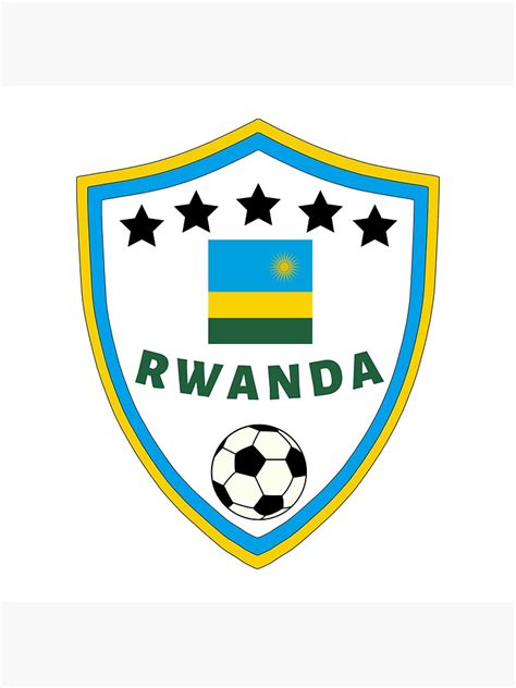 "Rwanda Football Team" Sticker for Sale by Footballunite | Redbubble