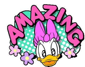 Disney Daisy Duck Sticker - Disney Daisy Duck Amazing - Discover ...