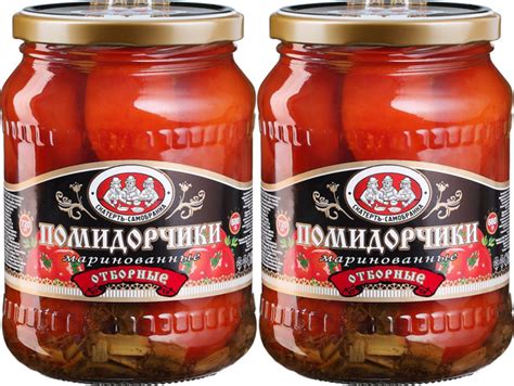Томаты Скатерть-Самобранка маринованные, комплект: 2 упаковки по 680 г ...