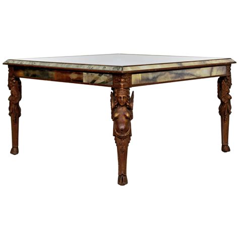 Beautifully Carved Hawaiian Koa Wood Tropical Deco Coffee Table At