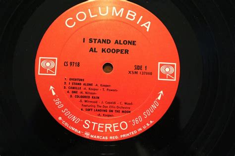 Al Kooper I Stand Alone Columbia Records Two Eye Cs 9718 Released 1968 Ebay