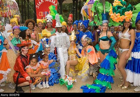 Stock Photo - Cuban Conga Dance Group Carnival de Cuba London. Dancers ...