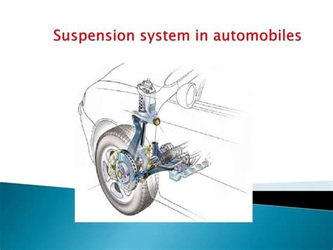 Suspension System In Automobiles Ppt