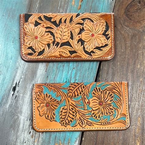 Handmade Leather Checkbook Covers – Be True Western & Boutique