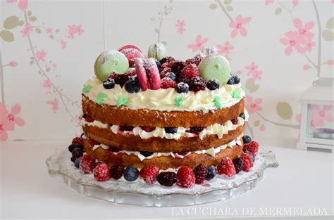 La Cuchara De Mermelada Tarta Naked Cake De Frutos Del Bosque Con Bizcocho Genov S