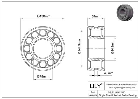 Sb K W Single Row Spherical Roller Bearing Mcgill Lily Bearing