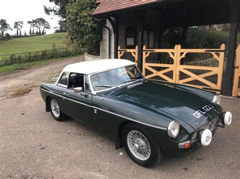 Ebay 1971 Mgb Roadster Heritage Shell Hard Top British R Green Manual Overdrive Classic Car