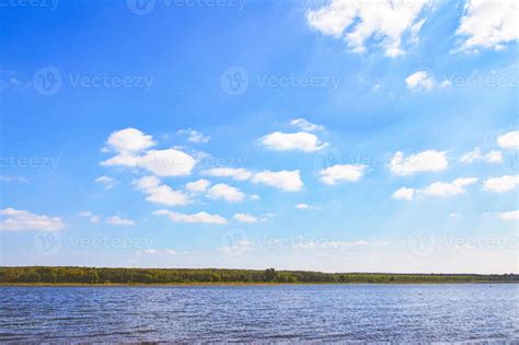 blue sky scenery green forest river website wallpaper background design ...