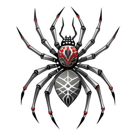 The ViolinPlaying Brown Recluse TopDown Widow Spider | Premium AI