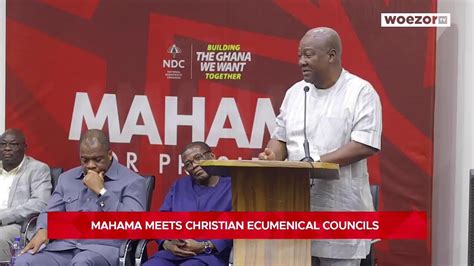 Playback Of Ndc Flag Bearer John Dramani Mahamas Meeting With The