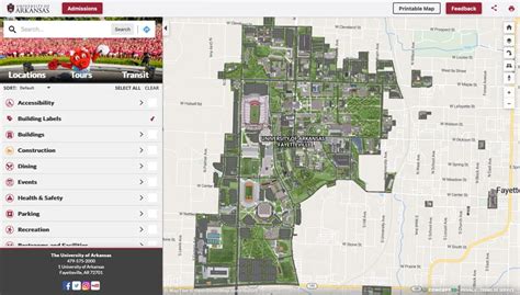 U of A Launches New, Interactive Campus Map