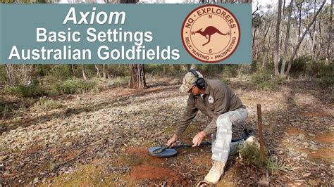 Gold Prospecting Australia Basic Settings With The Garrett Axiom