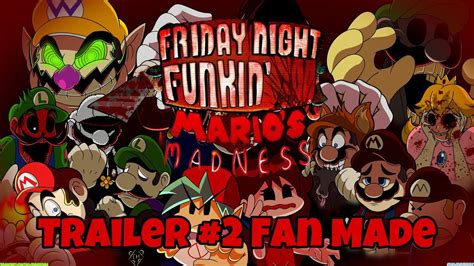 Fnf Marios Madness V Trailer Fan Made Youtube