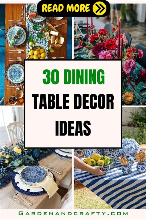 30 Dining Table Decor Ideas To Make Your Meal More Special