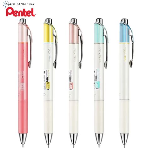 Гелевая ручка Pentel Energy Gel быстросохнущая Ручка Kawaii Stripe ...