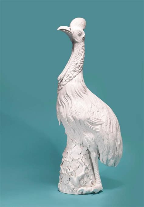 Sold Price A Large Meissen White Figure Of A Cassowary 20th Century