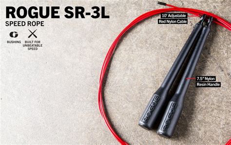 Rogue Sr 3 Handle Bushing Speed Rope Cuerda De Salto Iron Equipment