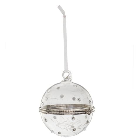 BOULE EN VERRE AVEC OUVERTURE 6CM