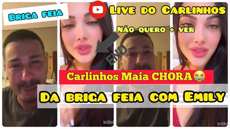 Carlinhos Maia Chora Na Live E Briga Emily Carlinhosmaia