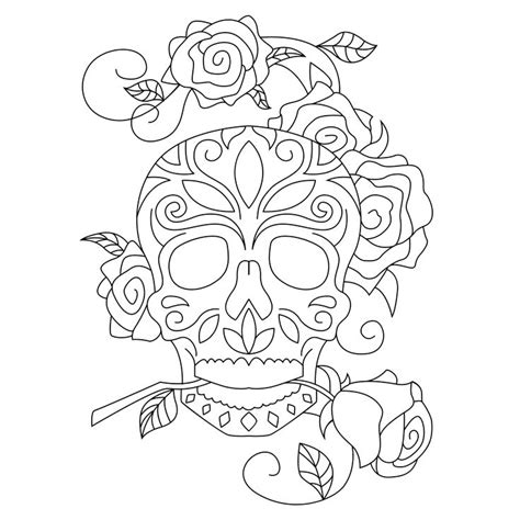 Pin By Shelley Miller On Skull Addict In 2024 Skull Coloring Pages