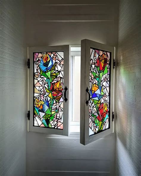 Mosaic Stained Glass Windows Diy Stained Glass Window Stained Glass