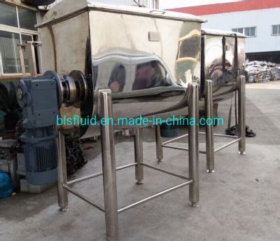 China L Stainless Steel Horizontal Feed Mixer Double Helical