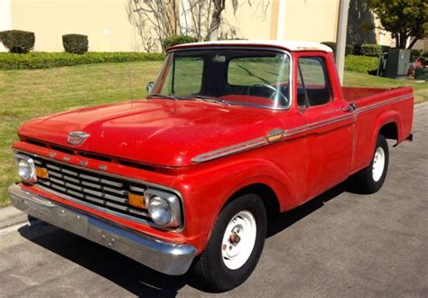 63 Ford F 100 Short And Wide Bed Pickup With Factory Y Block V8 4