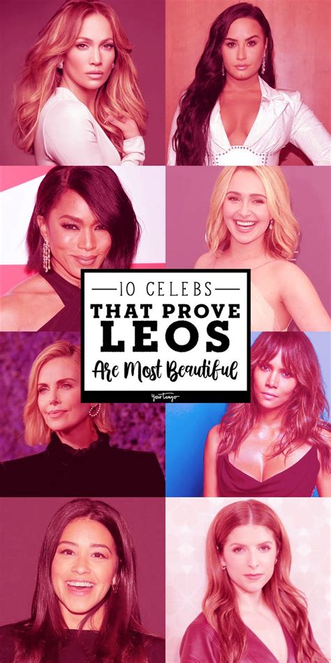 50 Famous Celebrities That Have A Leo Zodiac Sign | Famous leos, Famous ...