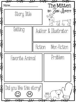 The Mitten: Story Activities by Lanier's Lions | TPT