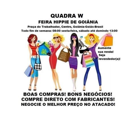 Quadra W da Feira Hippie de Goiânia