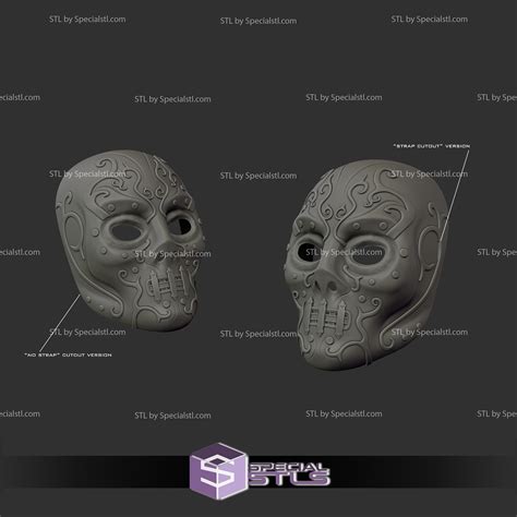 Cosplay STL Files Death Eater Mask 3D Print Wearable | SpecialSTL