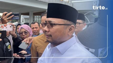 Menag Yaqut Siap Diundang Pansus Haji Dpr Ri