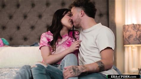 Guy Sneaks In To Lick And Fuck His Petite Asian Girlfriend