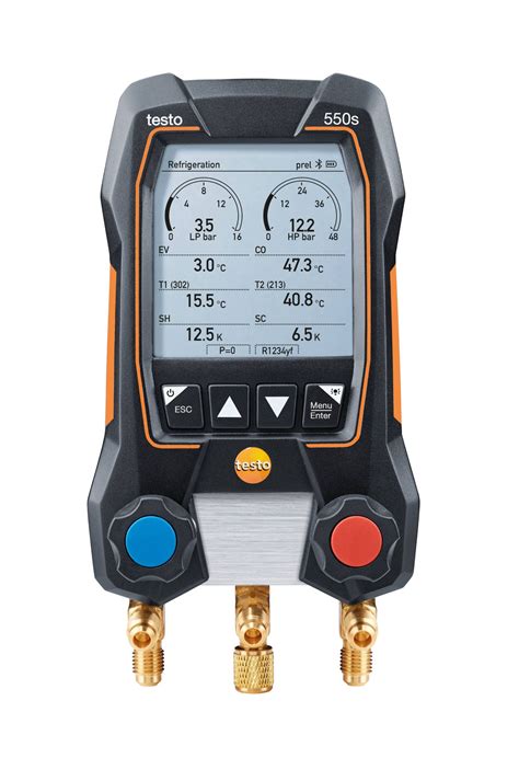 Testo 550s Smart Kit Smart Digital Manifold With Wireless Clamp