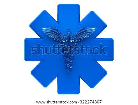 Registered Nurse Star Life Medical Symbol Stock Vector 142223098