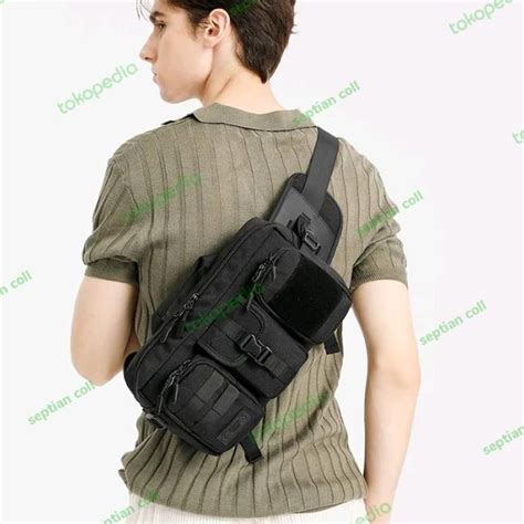 Jual Waistbag Import Tas Tactical Pria Tas Dada Tas Pinggang Legum S