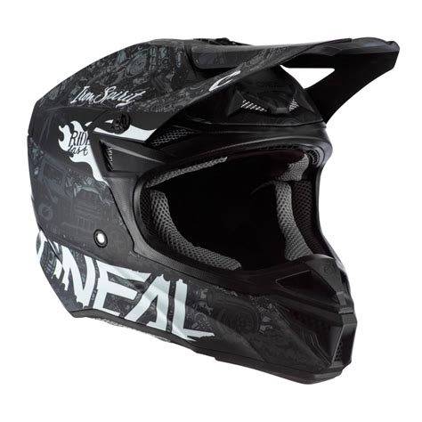 O Neal Series Polyacrylite Hr Motocross Enduro Mtb Helm Matt Schwarz