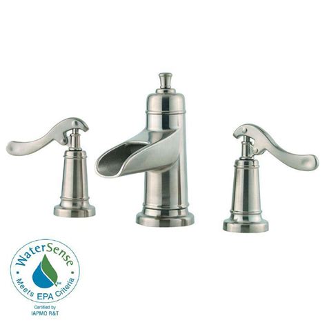 Price Pfister Ashfield 8 Inch Widespread 2 Handle Bathroom Faucet In B