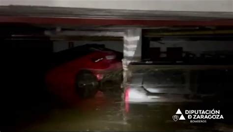 Fotos de la tormenta en Zaragoza garajes inundados y otros daños en