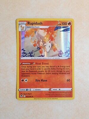 Rapidash Silver Tempest Rare Holo Pok Mon Card Ebay