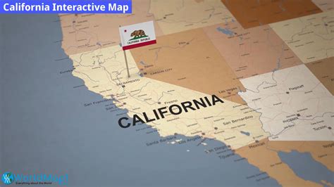 High Detailed California Map